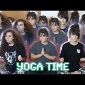 GFM Tries Group Yoga! + Giving our dog a bath
