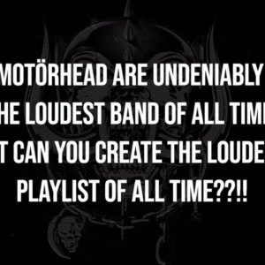 Motörhead – Every Playlist Louder Than Everyone Else! + RRHOF Message from Mikkey Dee