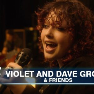 Dave Grohl performing with his daughter Violet on Jimmy Kimmel is the ultimate cool-dad moment