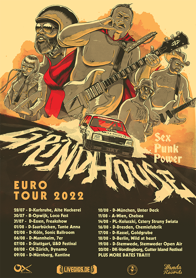 GRINDHOUSE kündigen Tour für Sommer an