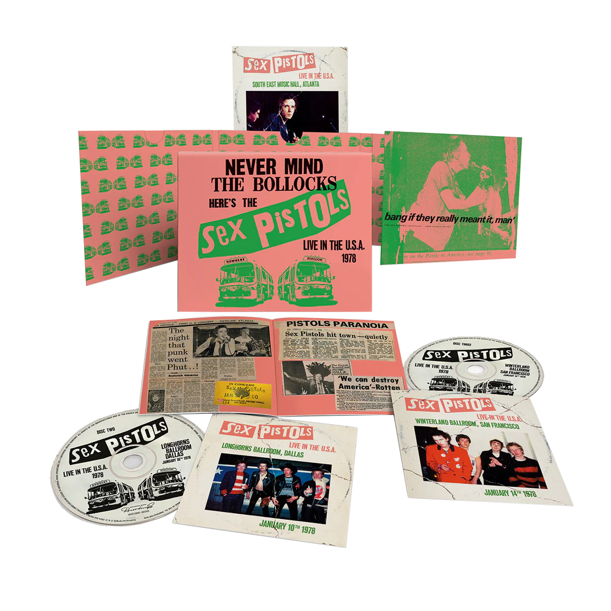 Sex Pistols、3枚組ライヴ・アルバム『Live In The USA 1978』発売決定!