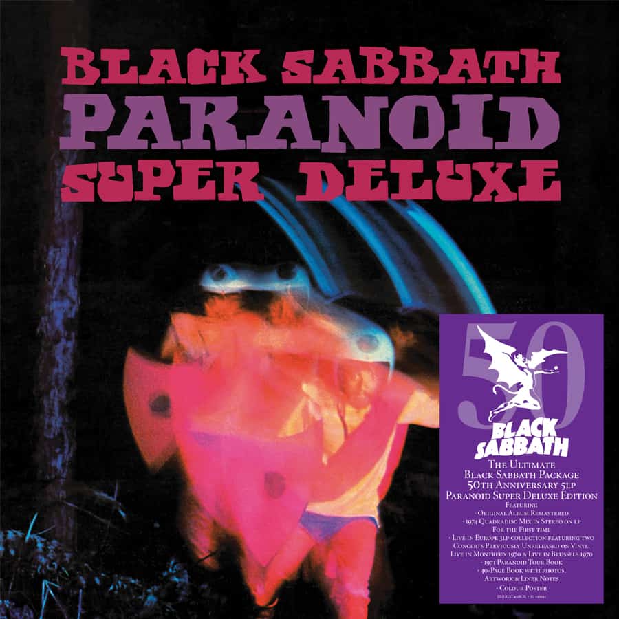 Black Sabbath – Vinyl Deluxe Edition of their iconic album ‘Paranoid’