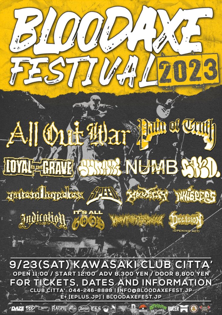 BLOODAXE FESTIVAL 2023 FULL LINEUP & TICKETS AVAILABLE SOON