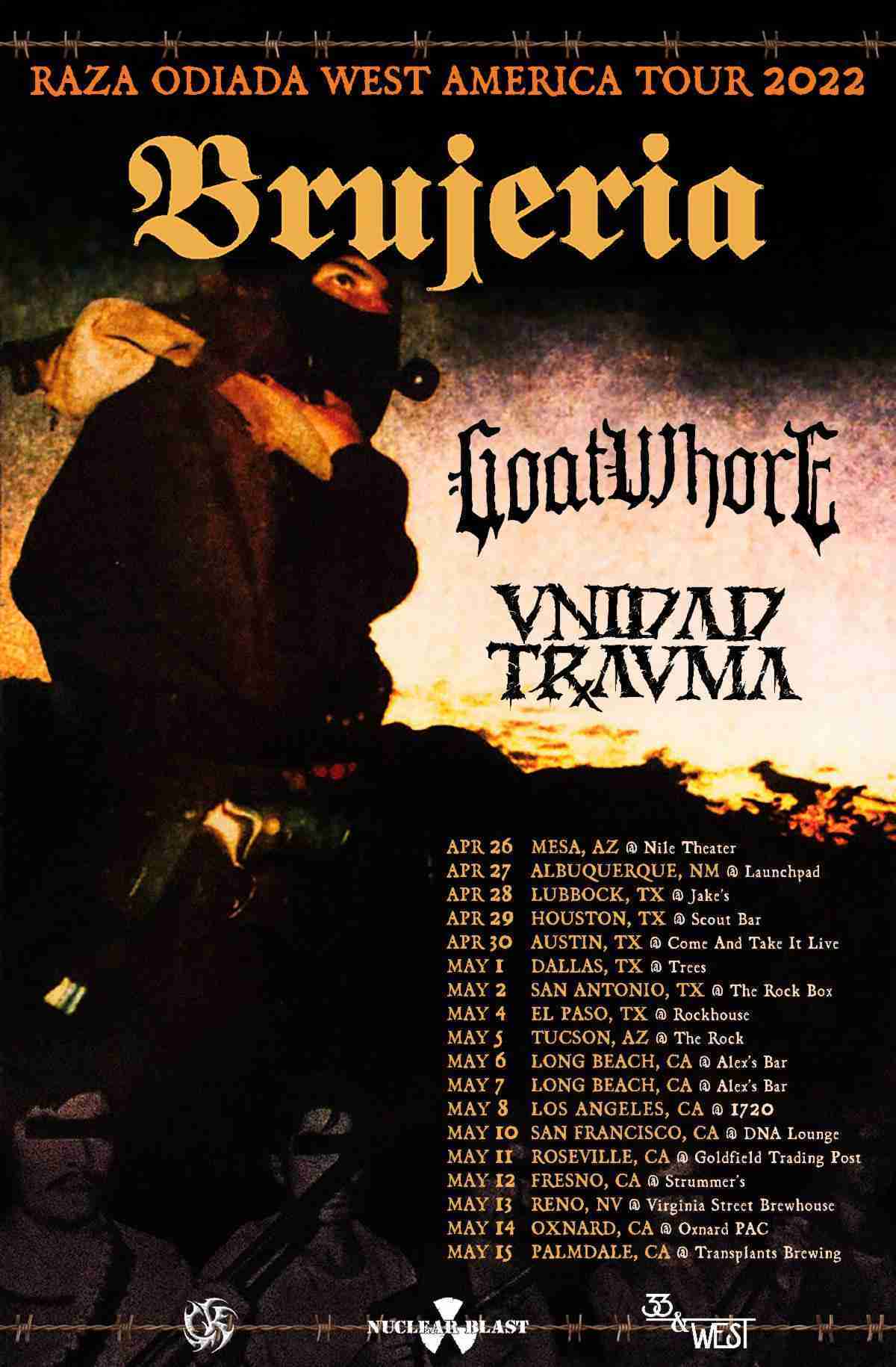 News: Goatwhore Announce Headlining Dates and U.S. Spring Tour With Gwar