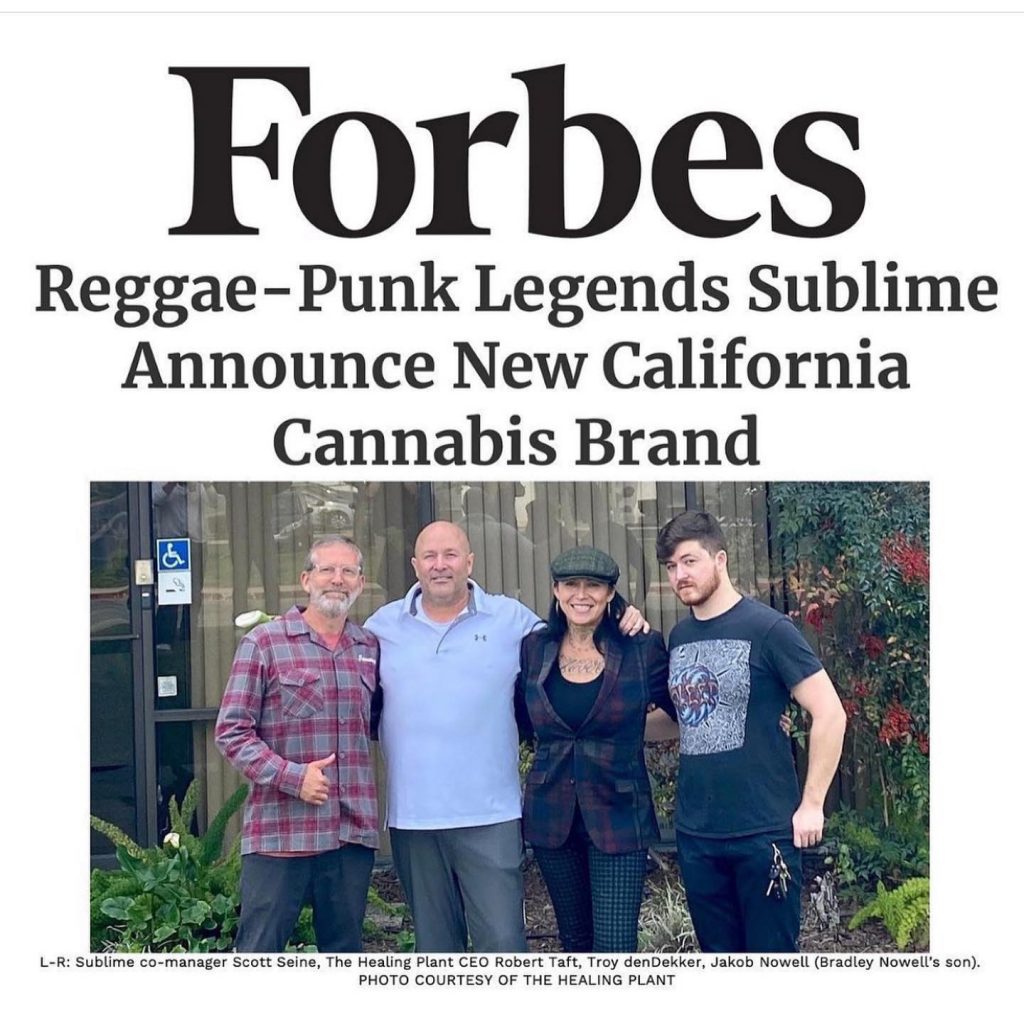 Sublime Announce Partnership With California Based Cannabis Company “The Healing Plant”