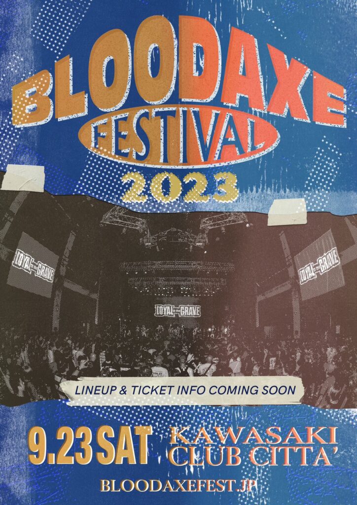 BLOODAXE FESTIVAL 2023 開催決定