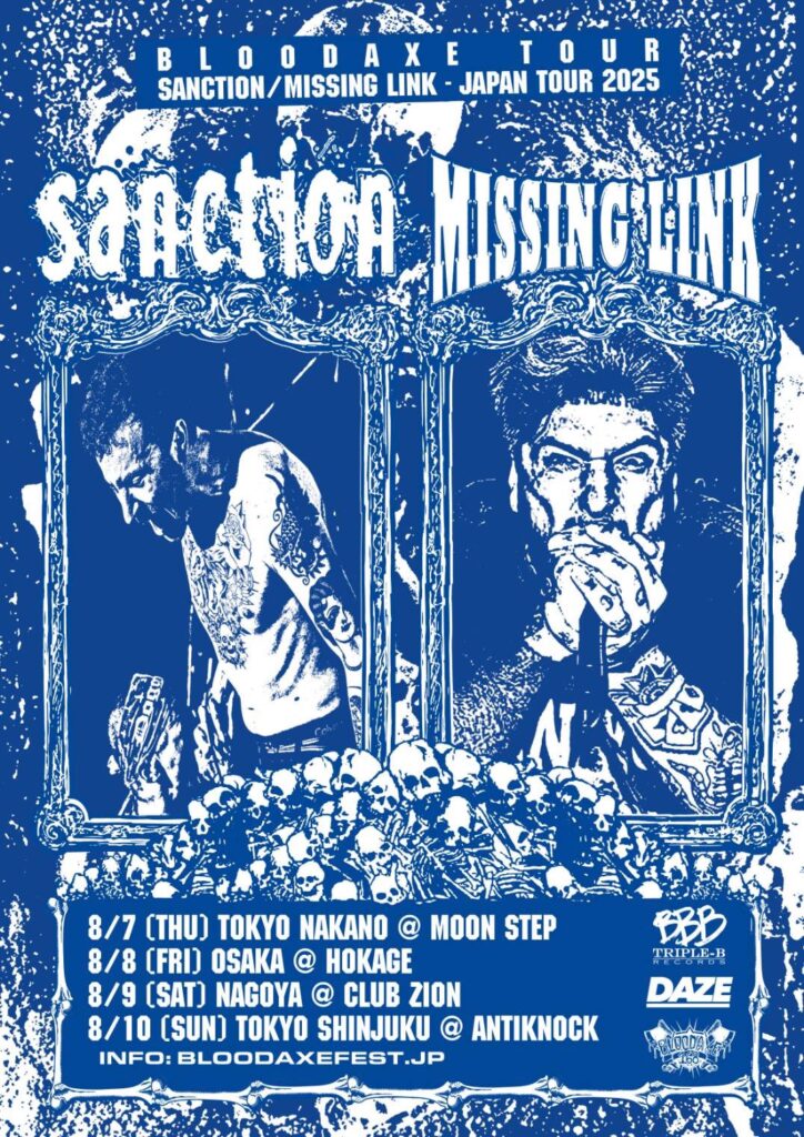 SANCTION / MISSING LINK JAPAN TOUR 2025