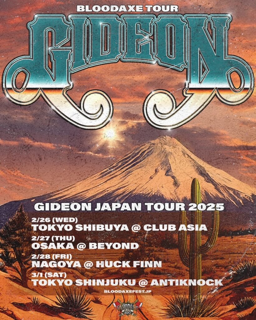 GIDEON JAPAN TOUR 2025