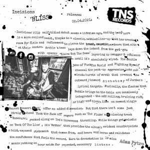 Interview/Review: Incisions – Bliss