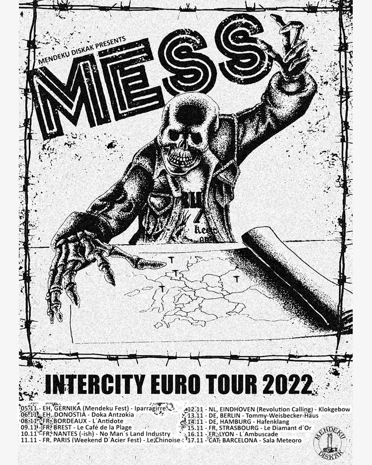 MESS (Streetpunk, Mexiko) im November auf Euro-Tour