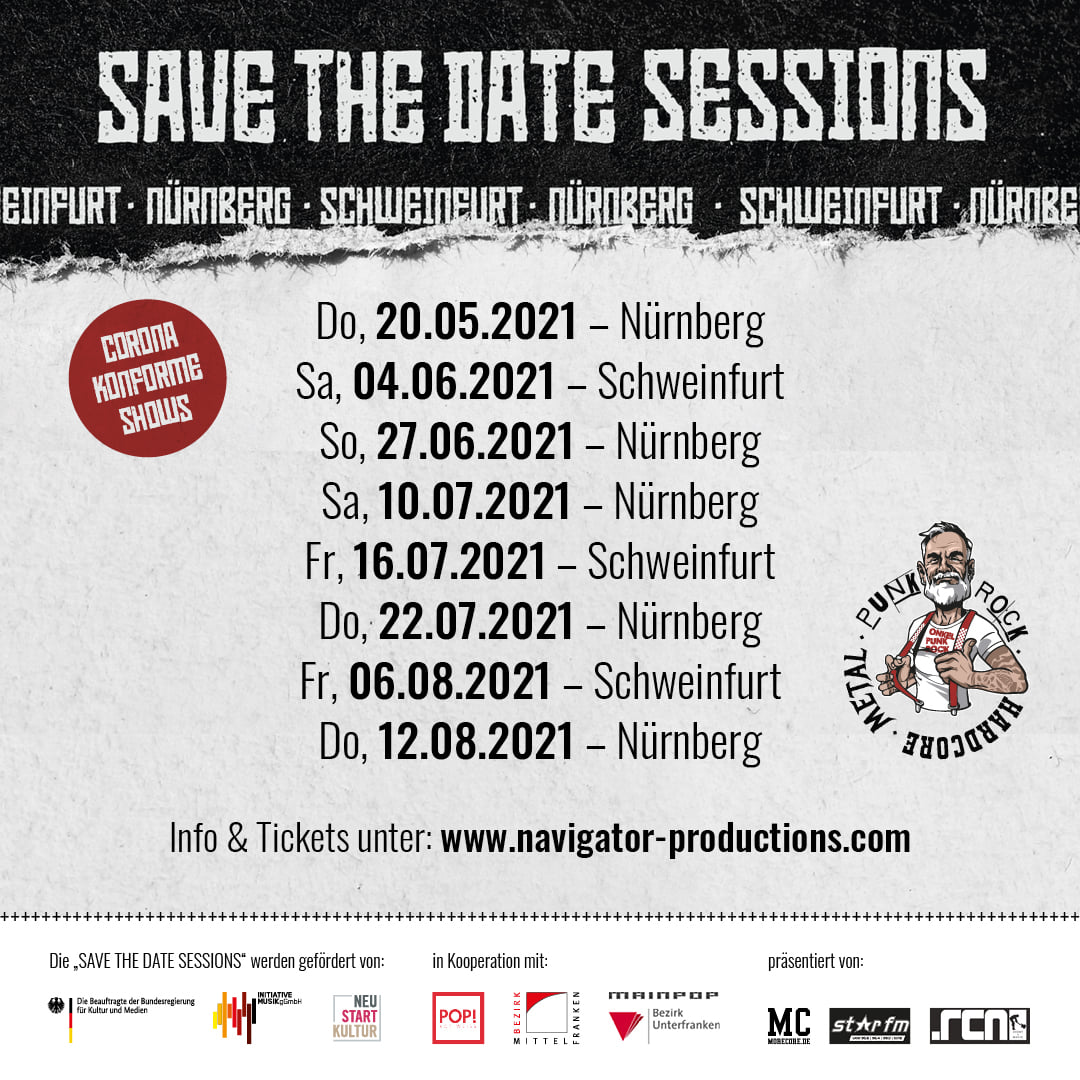 Save The Date Sessions: Navigator startet Live-Shows zur Förderung der lokalen Szene