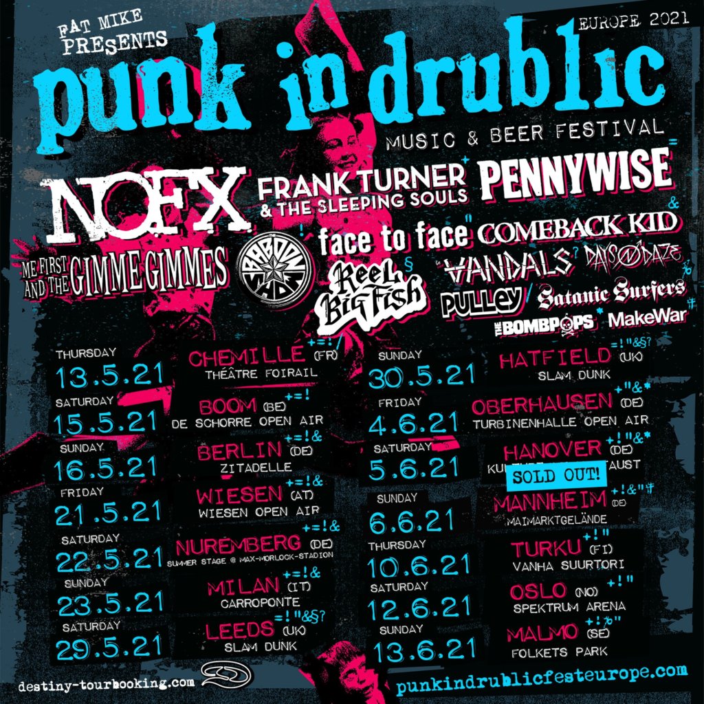 Punk In Drublic Fest gibt zwei weitere Bands für 2021 bekannt