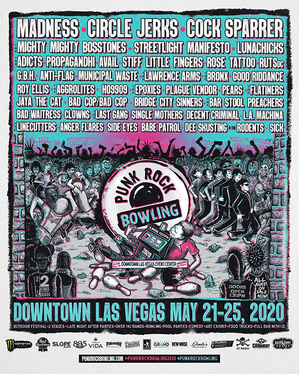 Punk Rock Bowling 2020 verkündet Line-Up