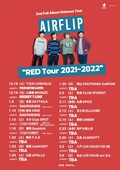 AIRFLIP、”RED Tour 2021-2022″ゲスト・バンド第2弾でMAYSON’s PARTY、ONIONRING、Mercy Woodpecker発表!