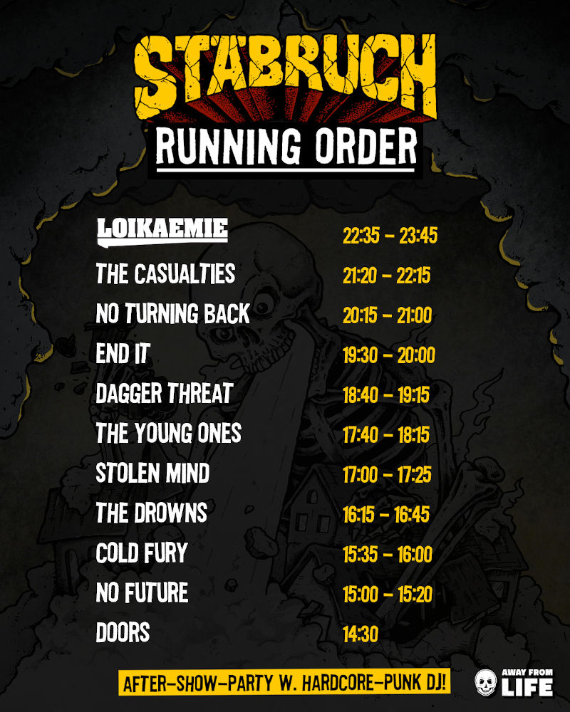 Stäbruch Fest 2022: Running-Order, Line-Up und alle Infos