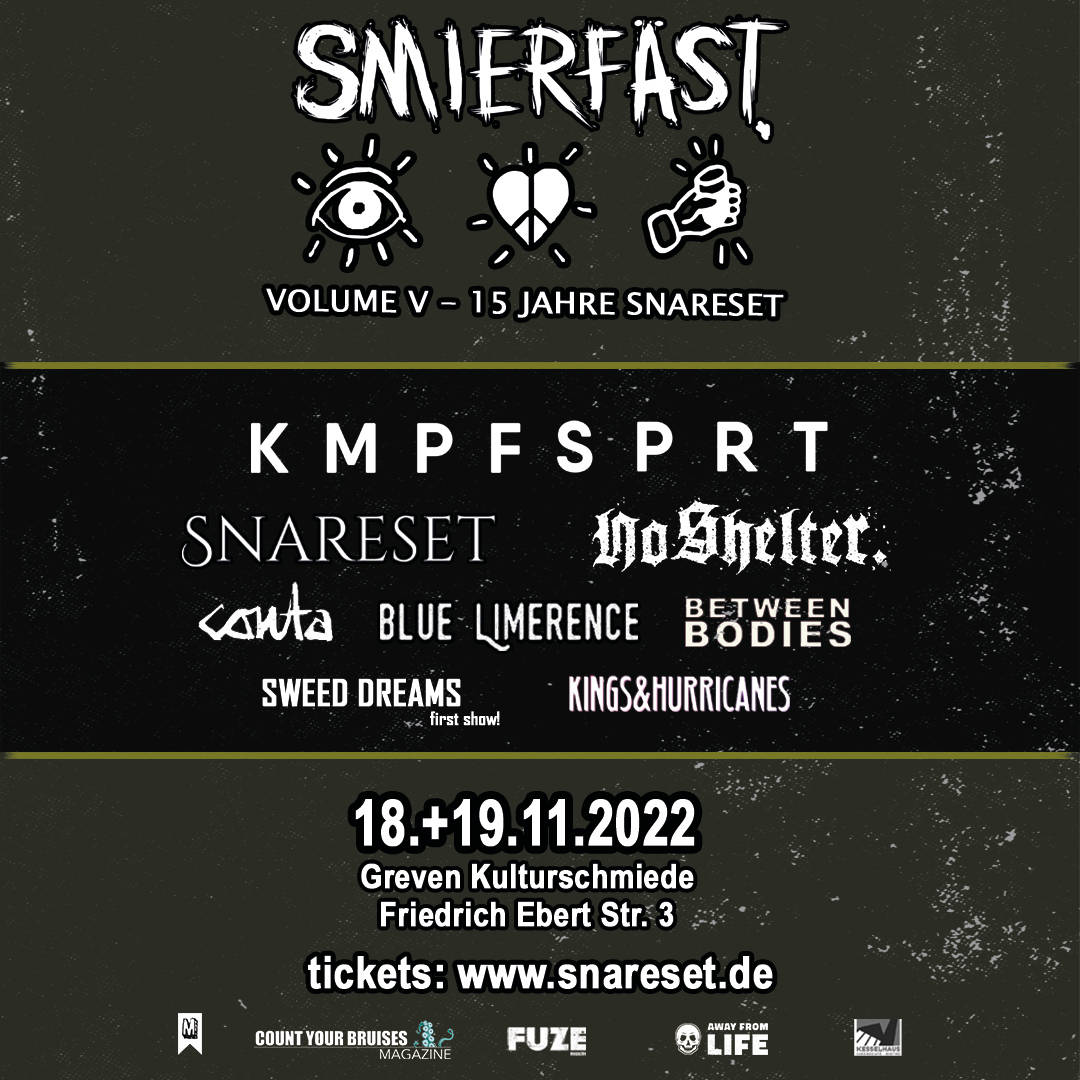 Smierfäst 2022: Indoor-Fest findet im November statt