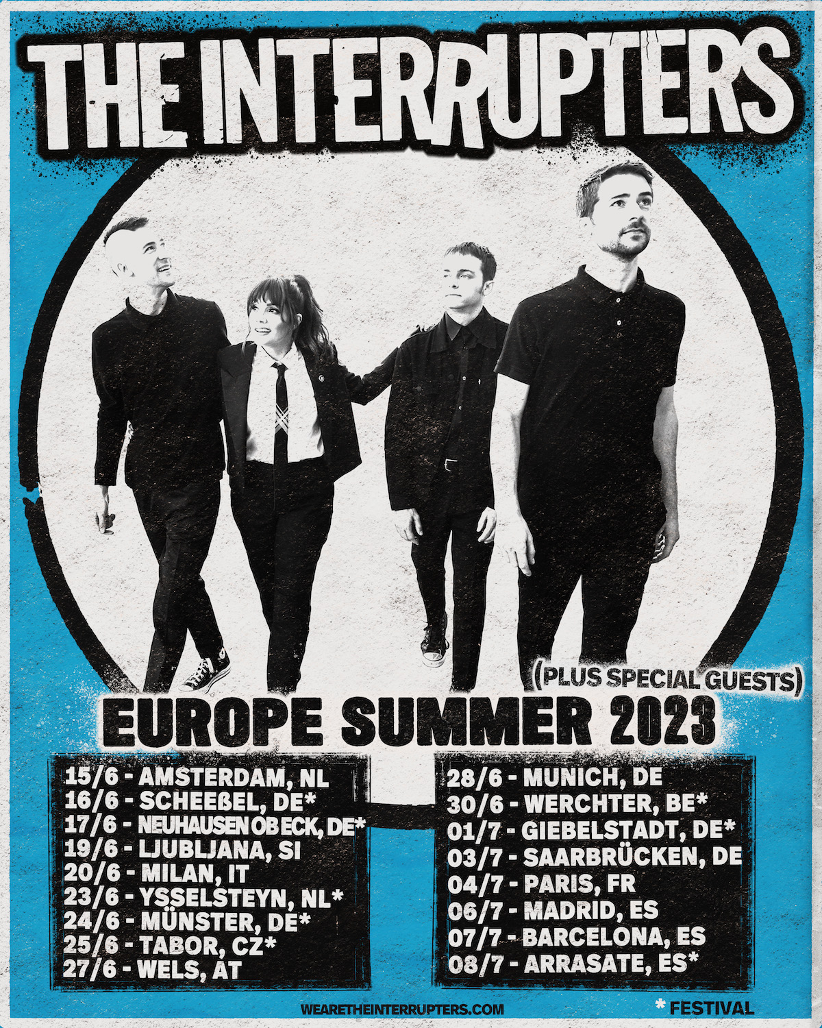 THE INTERRUPTERS im Sommer 2023 auf Tour