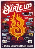 SHANK、主催フェス”BLAZE UP NAGASAKI 2021″出演アーティスト第1弾でホルモン、SiM、WANIMA、マンウィズ、HEY-SMITH、coldrain、ロットン、ジーフリら発表！