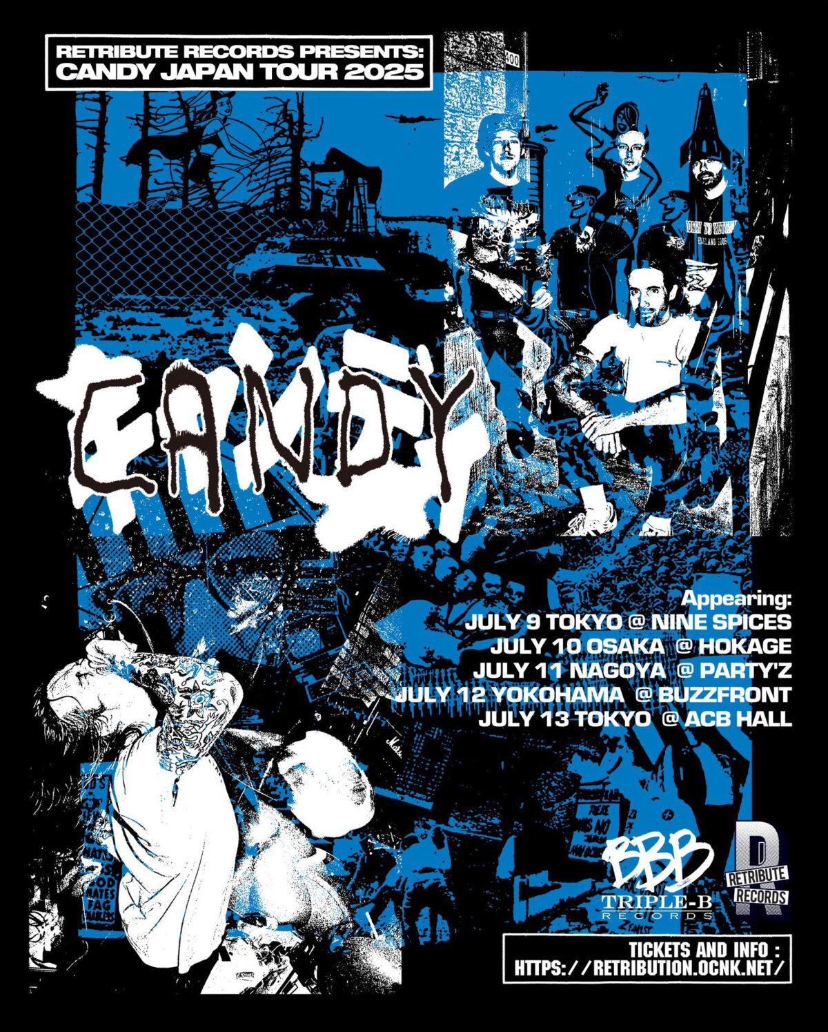 RETRIBURTE RECORDS PRESENTS RETRIBUTE TOUR 2025 CANDY JAPAN TOUR 2025