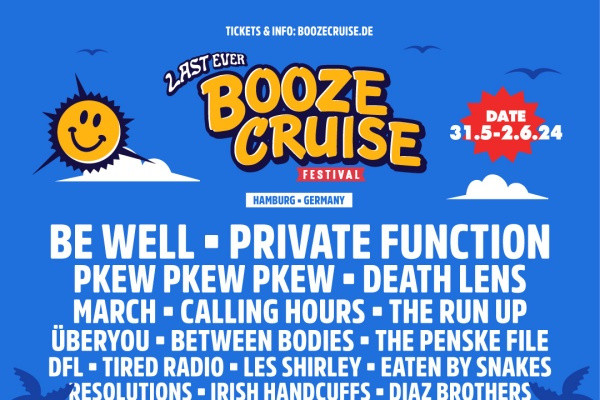 Festivals & Events: Be Well, Pkew Pkew Pkew, Private Function, more added to final Booze Cruise Festival