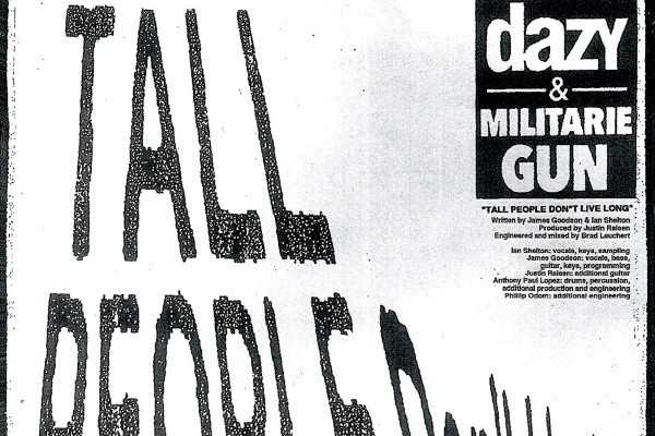Militarie Gun and Dazy release video for “Tall People Don’t Live Long”