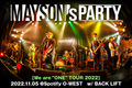 MAYSON’s PARTYのライヴ・レポート公開!ダブル・アンコールも飛び出す大盛り上がりで熱狂のツアーを締めくくった、ファイナルSpotify O-WEST公演をレポート!