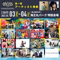 富山県射水市の野外ロック・フェス”ONEFES2023″、第1弾アーティストで打首獄門同好会、HAWAIIAN6、EGG BRAIN、PAN、GOOD4NOTHINGら発表!