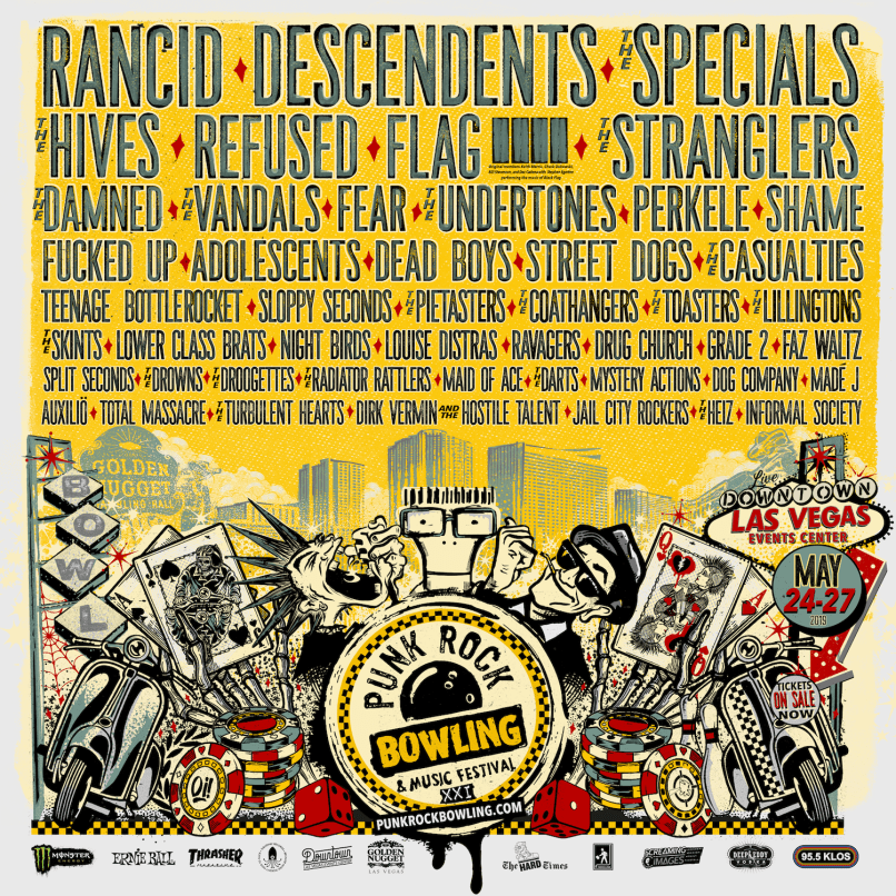 2019 Punk Rock Bowling & Music Festival to feature Rancid, Refused, Descendents, The Specials, and more