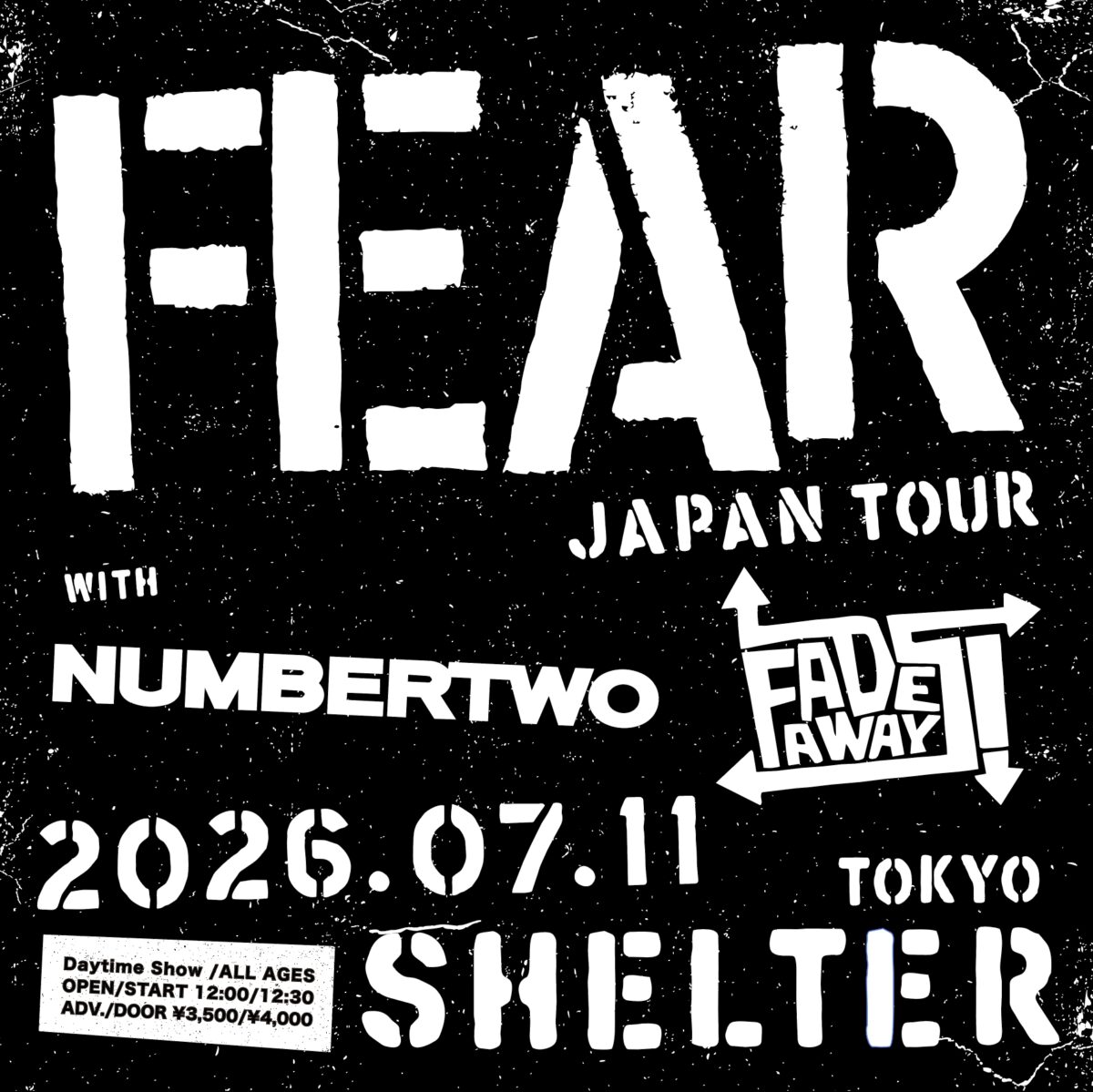 FEAR JAPAN TOUR