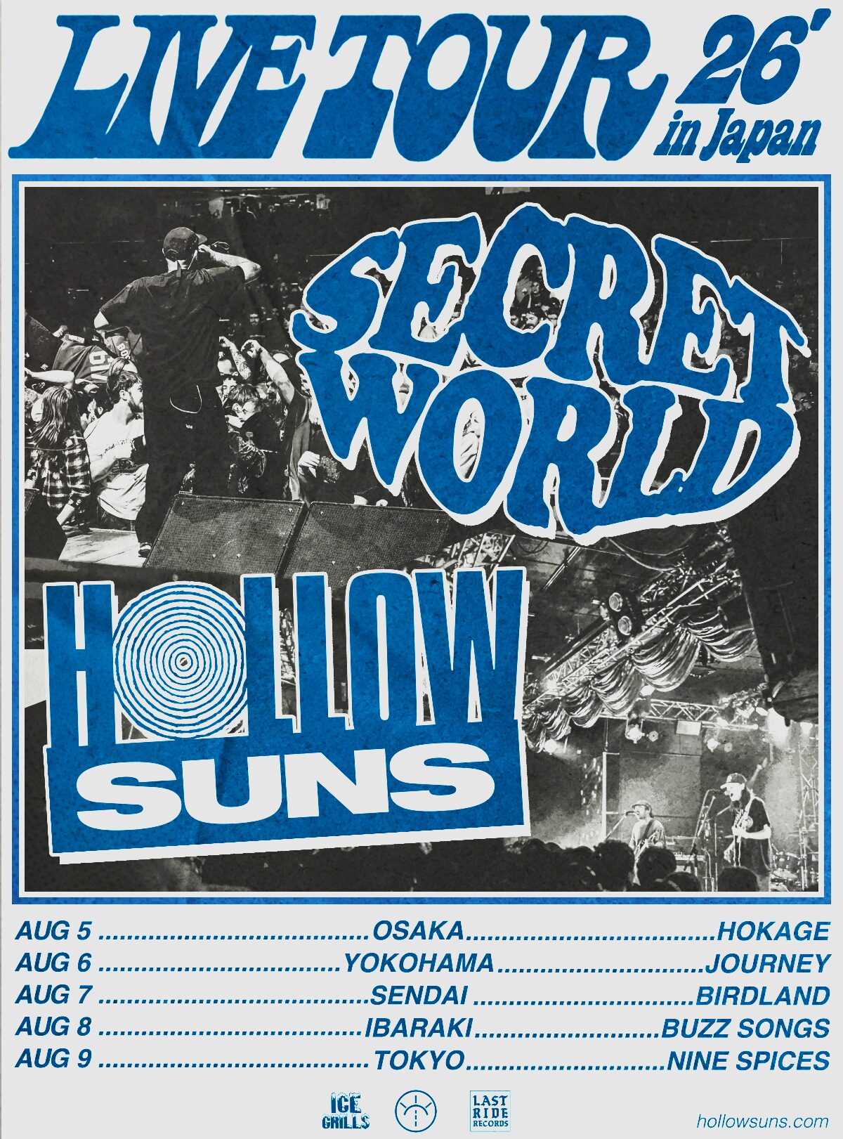 SECRET WORLD / HOLLOW SUNS LIVE TOUR 2026 in Japan